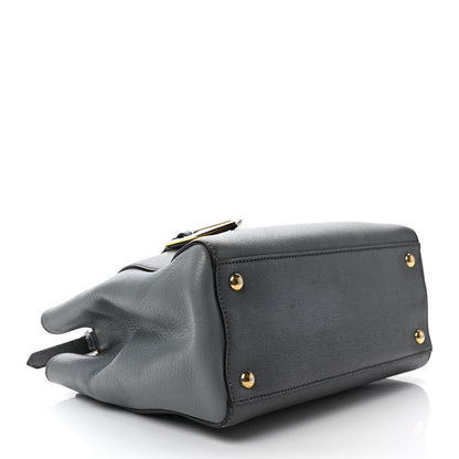 Fendi Vitello Elite Petite 2Jours Tote Grigio Grigio Chiaro 4 of 15