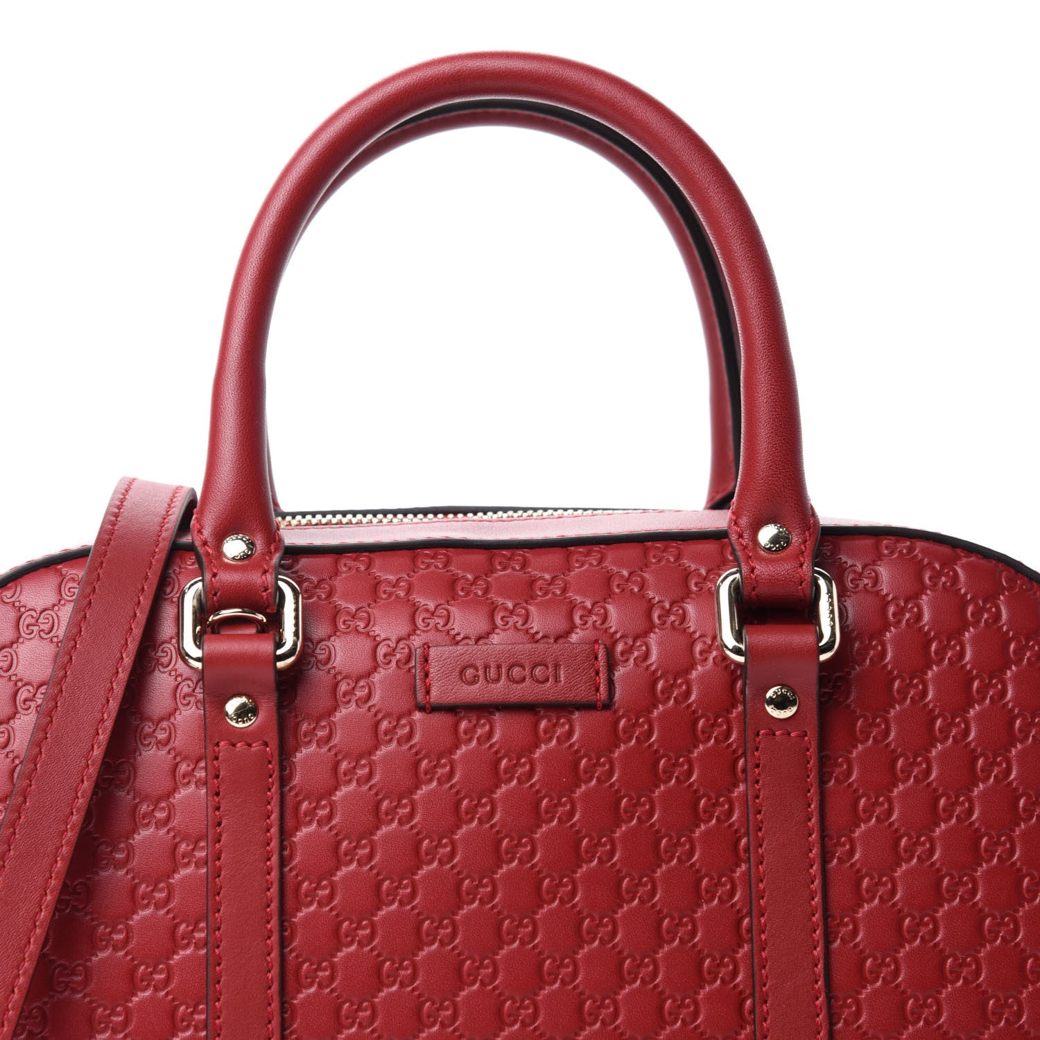 Gucci Soft Microguccissima Medium Crossbody Bag Rosso 10 of 10