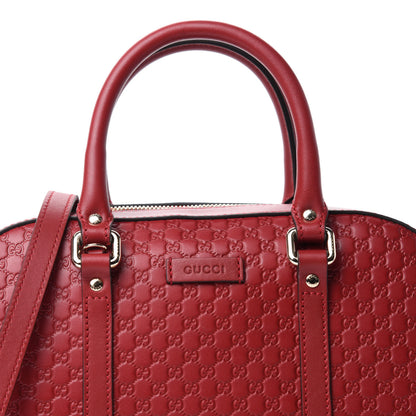 Gucci Soft Microguccissima Medium Crossbody Bag Rosso 10 of 10