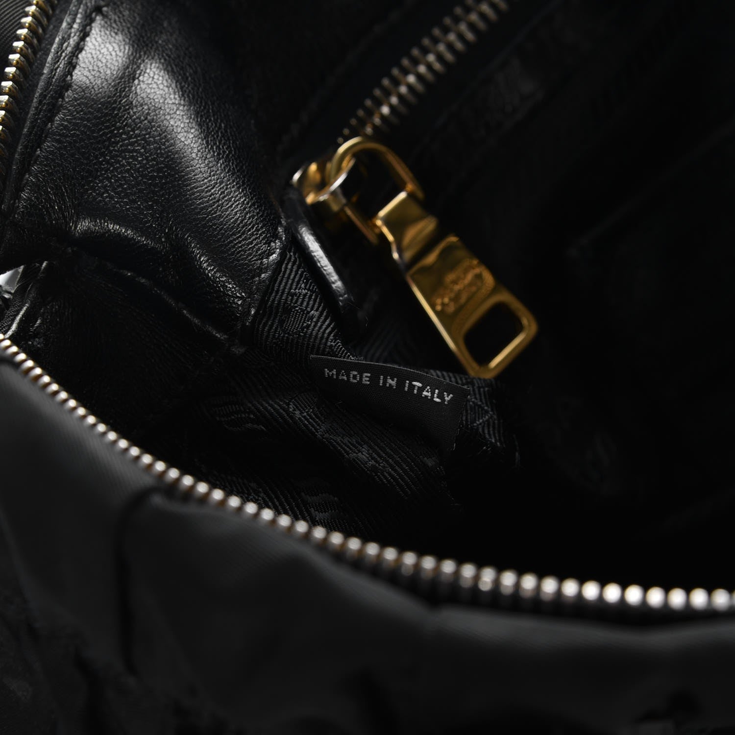 Prada Tessuto Nylon Gaufre Tote Nero Black 8 of 9