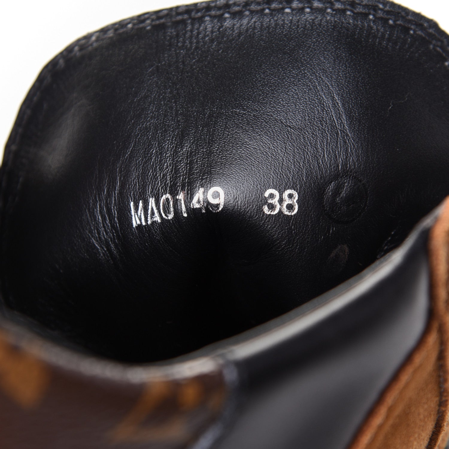 Louis Vuitton Suede Calfskin Monogram Laureate Platform Desert Boots 38 Cognac 20 of 22