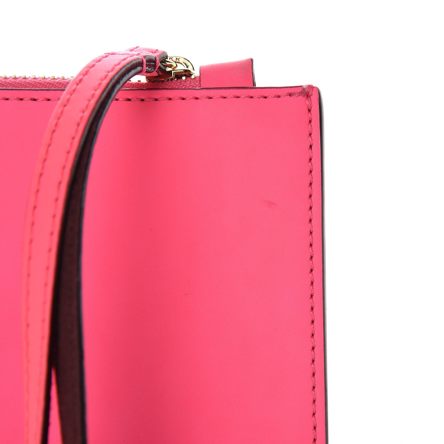 Stella McCartney Alter Nappa Logo Pouch Fluorescent Pink 10 of 10