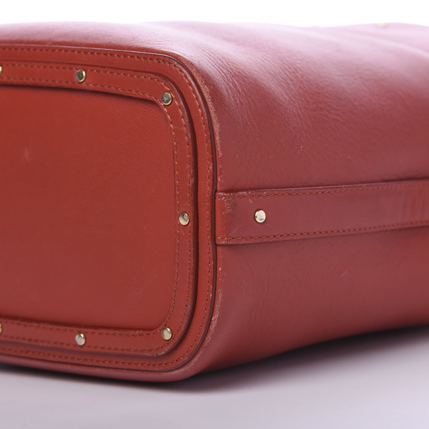 Chloe Smooth Calfskin Medium Roy Bucket Bag Earthy Red 10 of 11