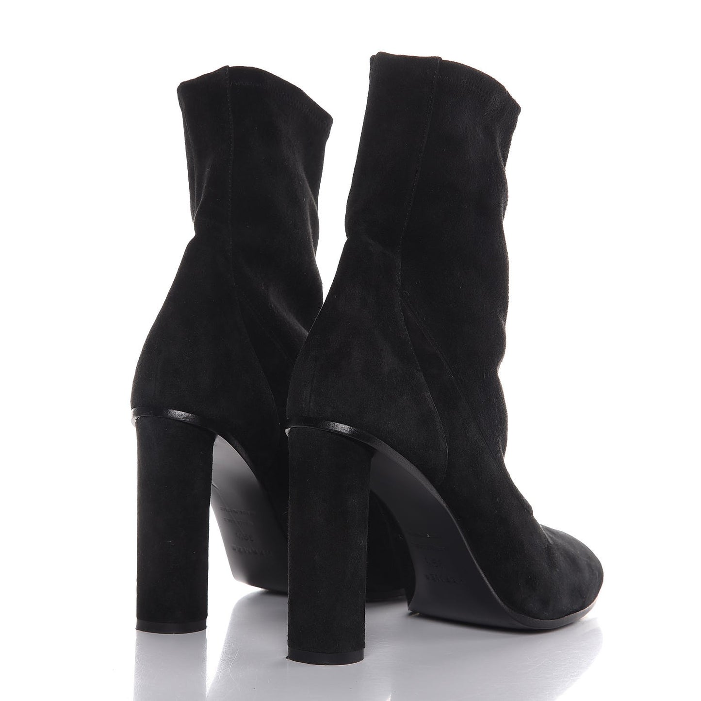Suede Ankle Boots 39.5 Black