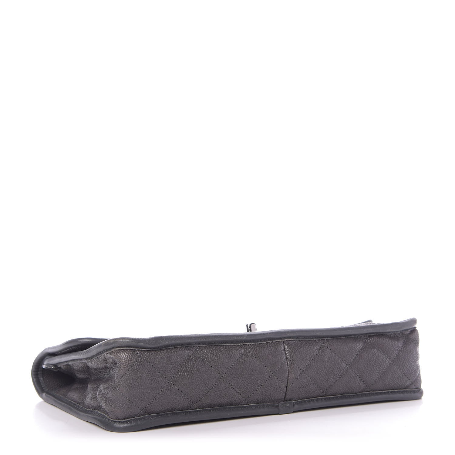 Chanel Caviar Quilted Large French Riviera Flap Dark Grey 4 of 10