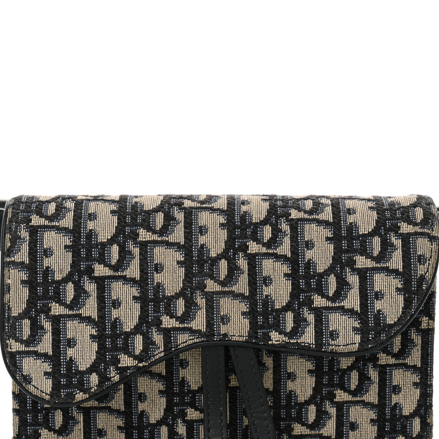Oblique Saddle Belt Bag Blue