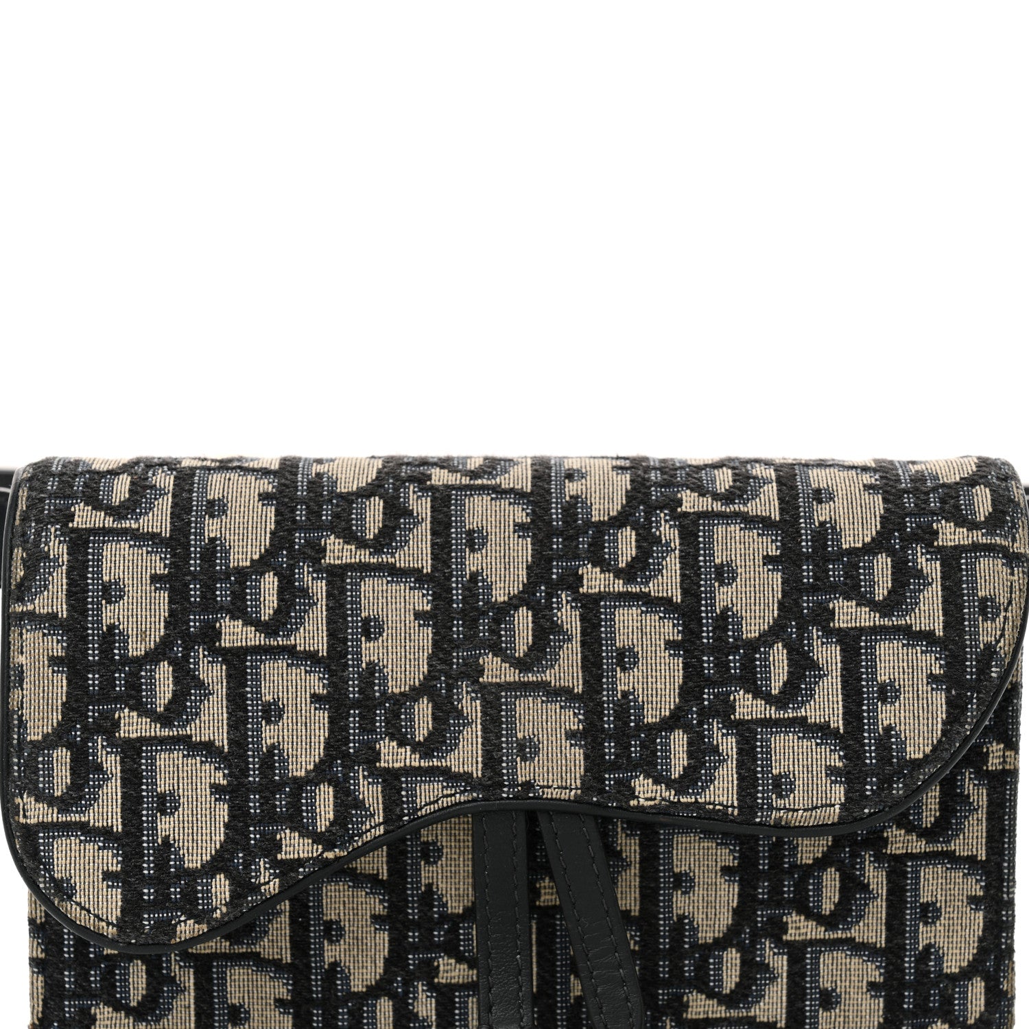 Christian Dior Oblique Saddle Belt Bag Blue 8 of 14