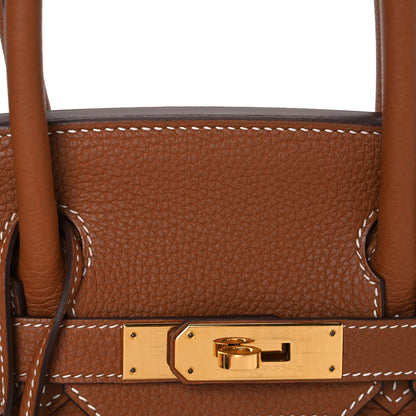 Hermes Togo Birkin 30 Gold 8 of 12