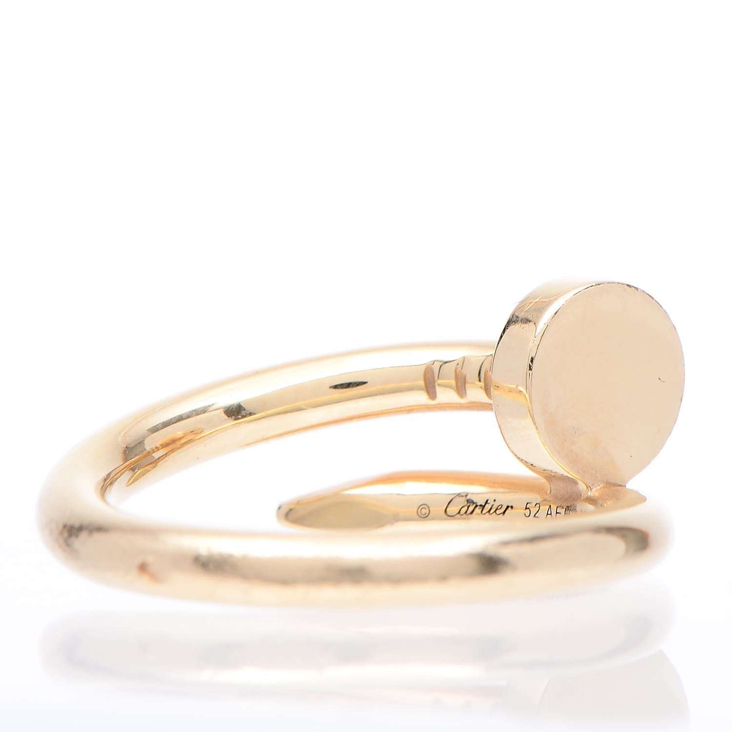 Cartier 18K Yellow Gold Juste Un Clou Ring 52 6 3 of 5