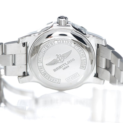 Breitling Stainless Steel 44mm Colt Ocean Chronometer Quartz Watch Blue A74387 4 of 5