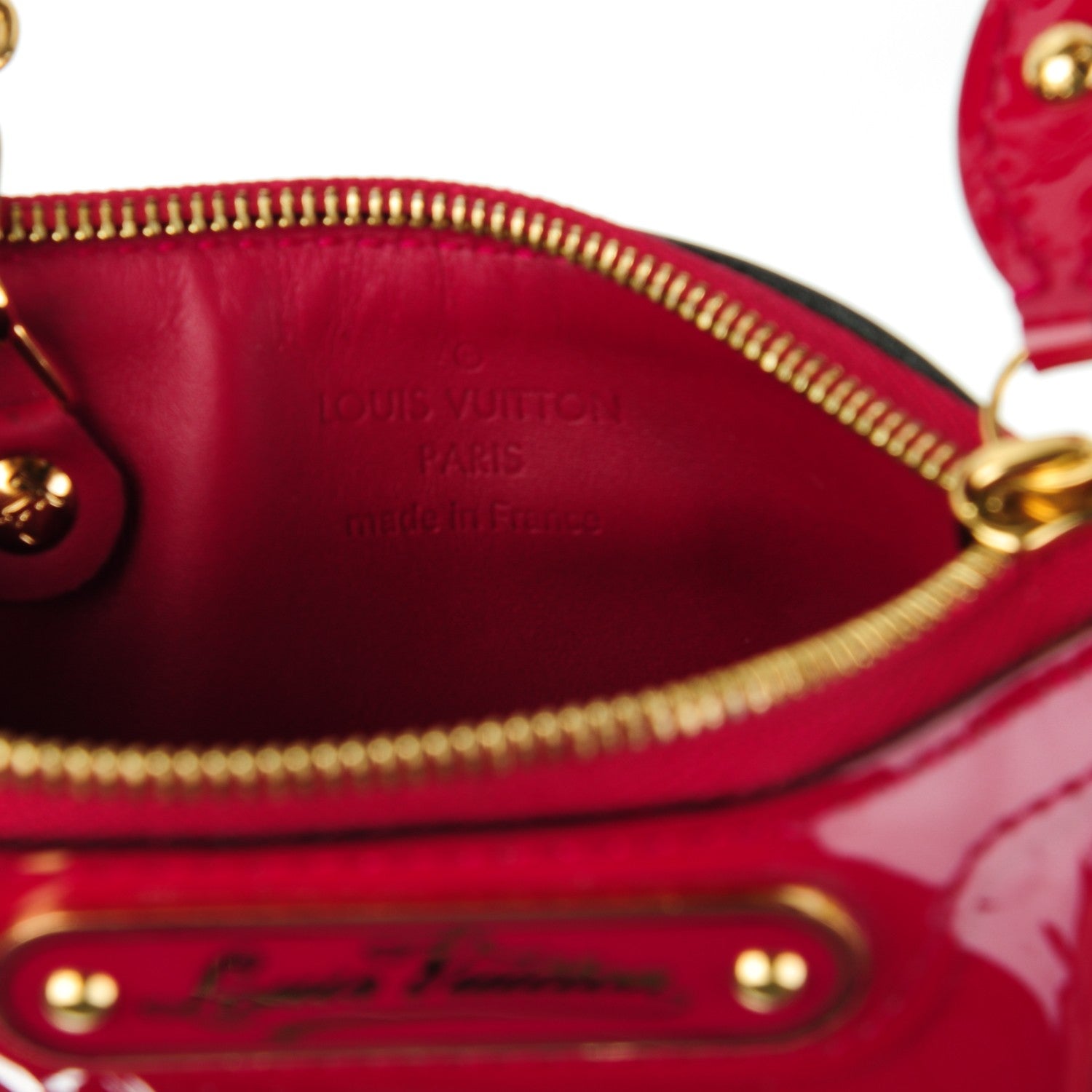 Louis Vuitton Vernis Key Pouch Rose Indien 7 of 9