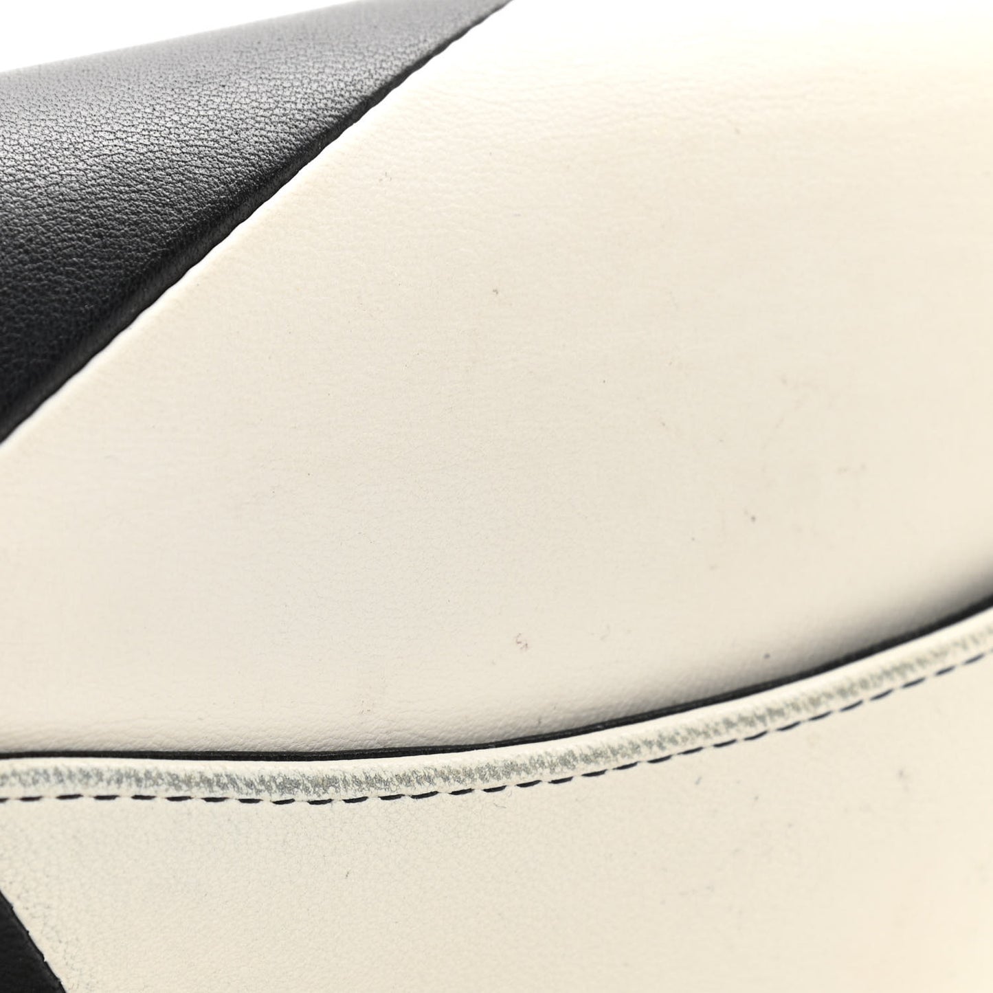 Lambskin Geometric Patchwork Mini Flap Black White