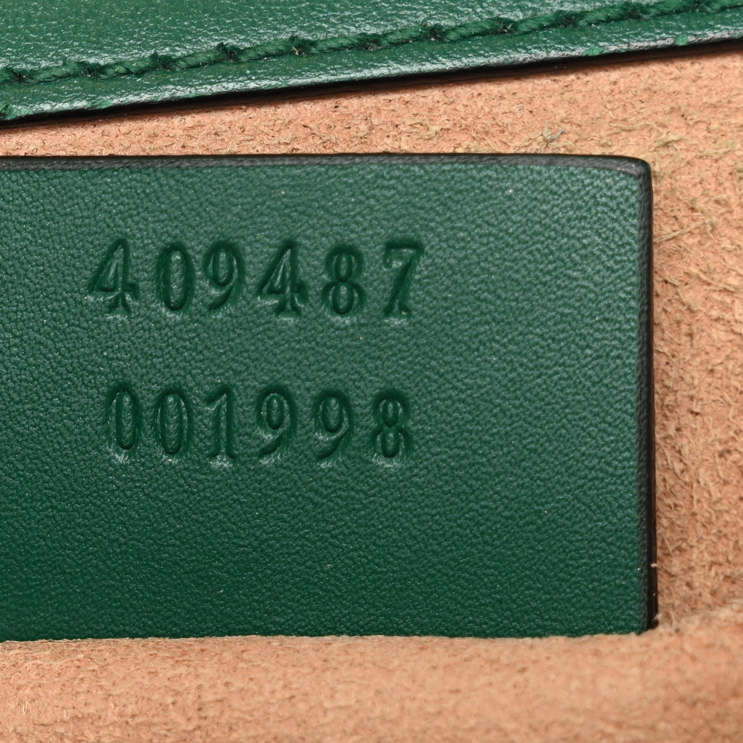 Gucci Guccissima Small Padlock Shoulder Bag Emerald 7 of 12