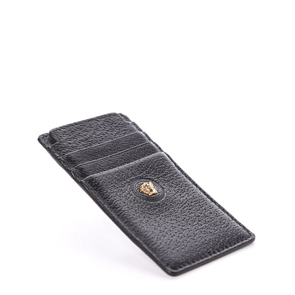 Versace Calfskin Palazzo Medusa Card Holder Black 3 of 5