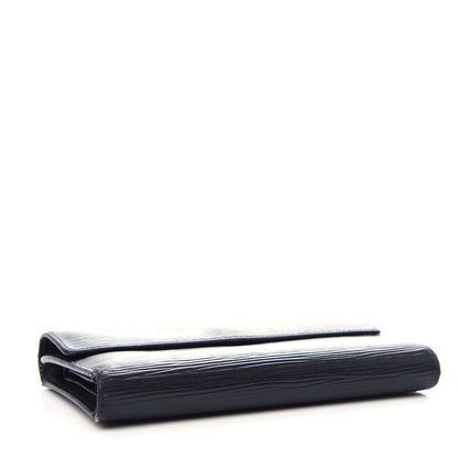 Louis Vuitton Epi Porte Tresor Etui Papiers Wallet Black 4 of 9
