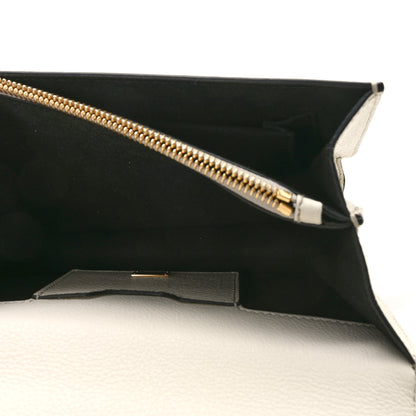 Dolce & Gabbana Grained Calfskin Rosalia Shoulder Bag White 5 of 8