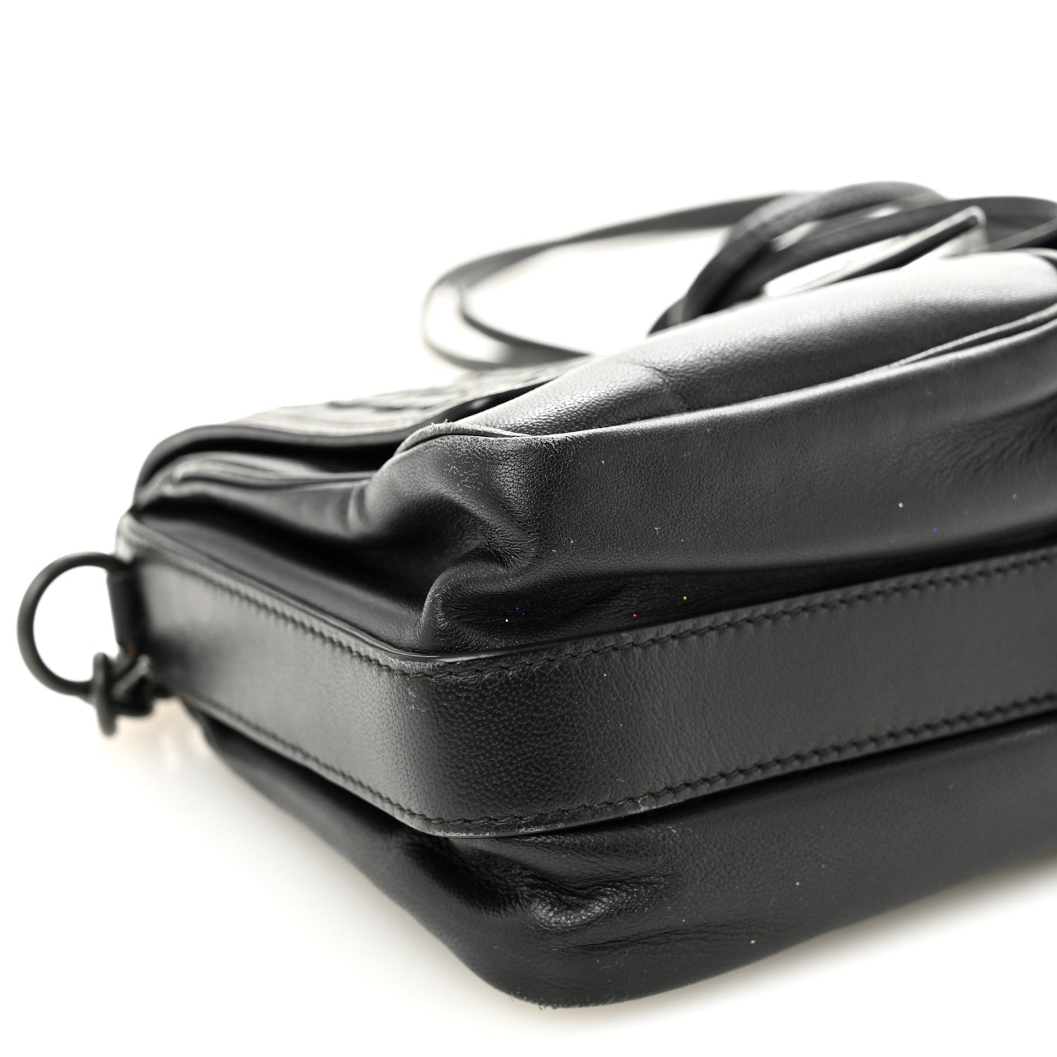 Bottega Veneta Nappa Intrecciato Small Double Pocket Flap Black 8 of 11
