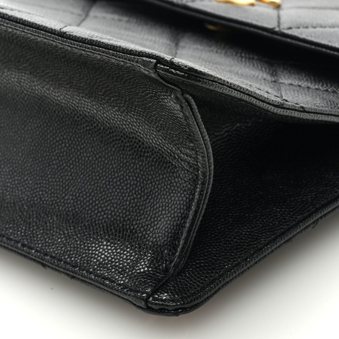 Caviar Quilted Chain Backpack Black