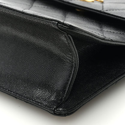 Chanel Caviar Quilted Chain Backpack Black 9 of 9