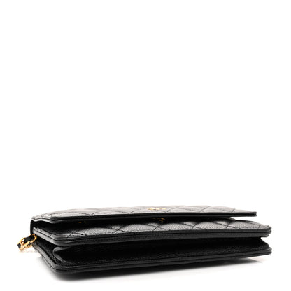 Chanel Caviar Quilted Wallet on Chain WOC Black 4 of 12