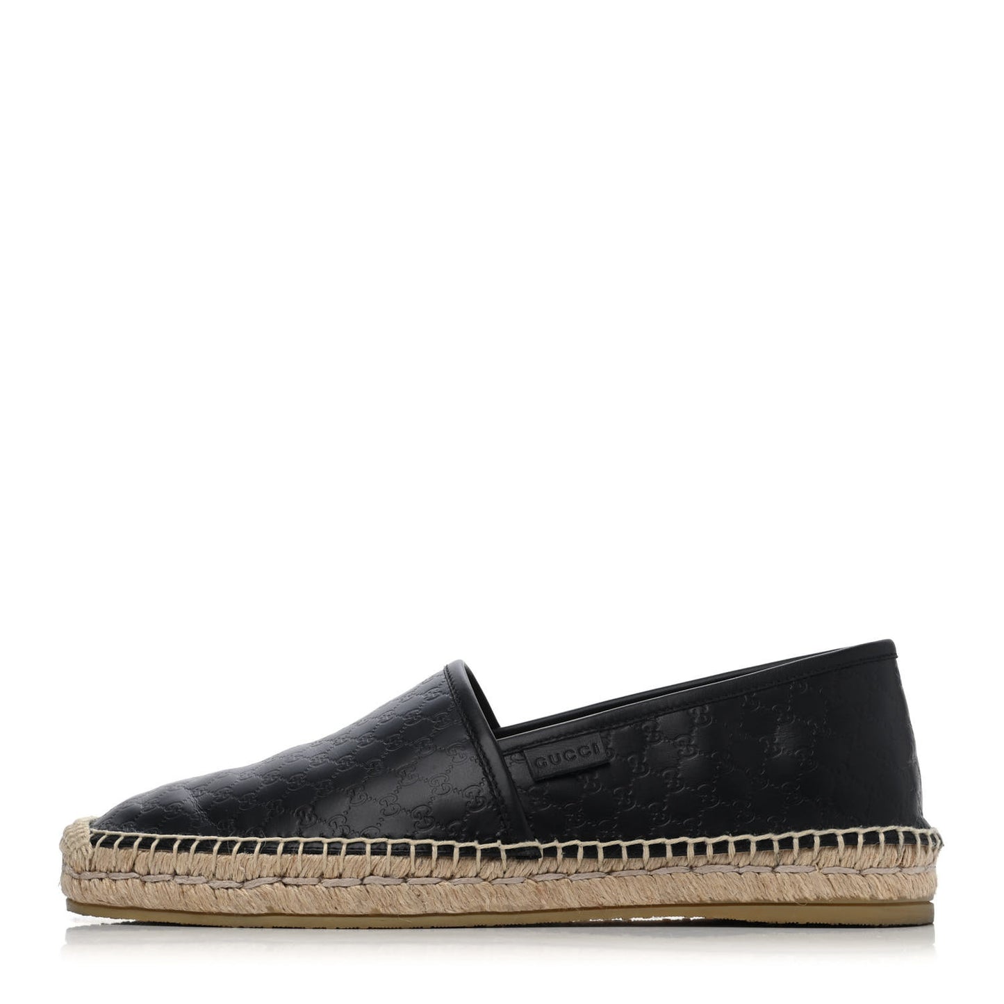 Microguccissima Signature Mens Espadrilles 7.5 Black