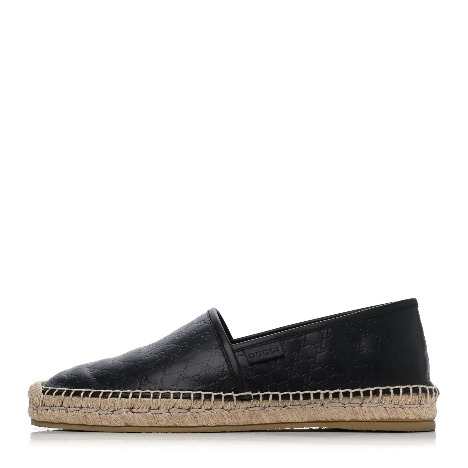 Gucci Microguccissima Signature Mens Espadrilles 7.5 Black 1 of 4