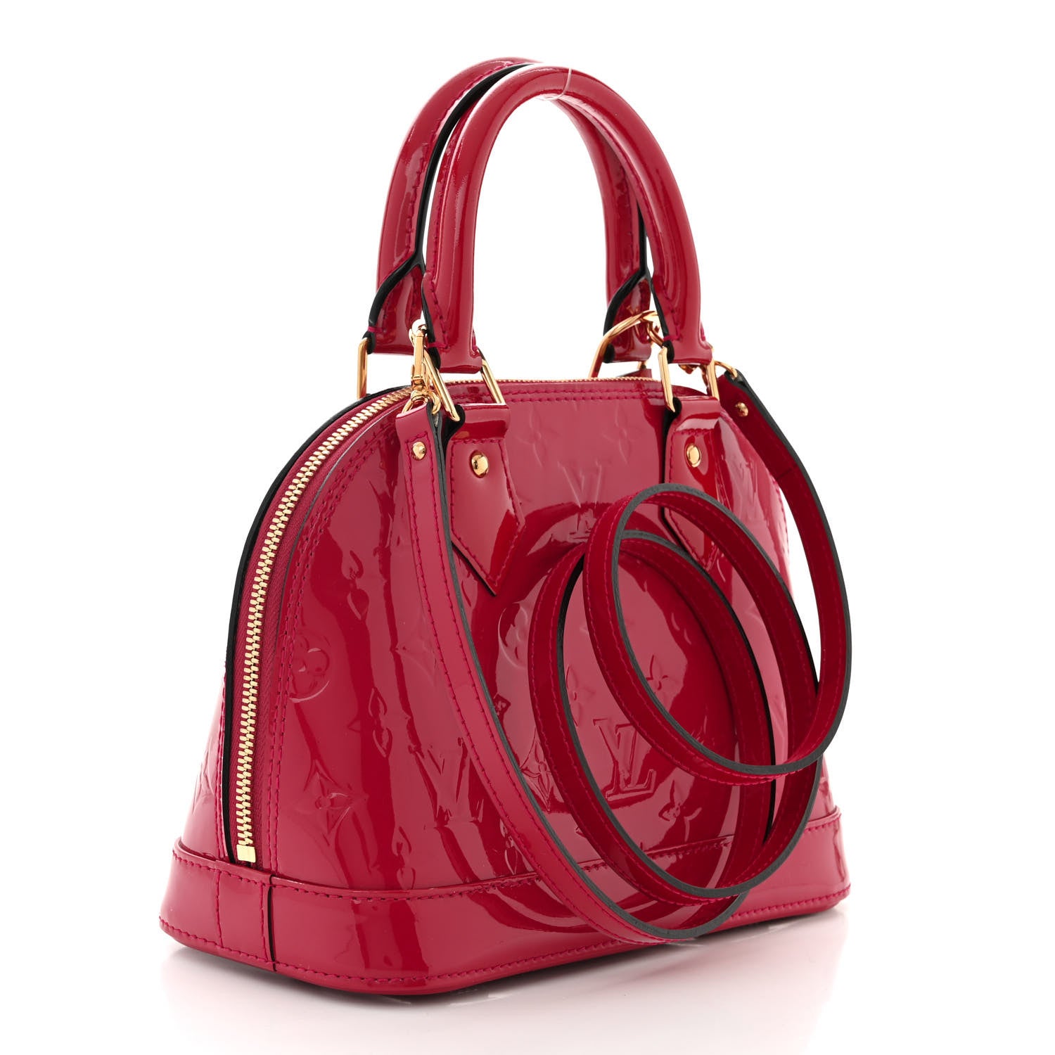 Louis Vuitton Vernis Alma BB Rose Indien 3 of 10