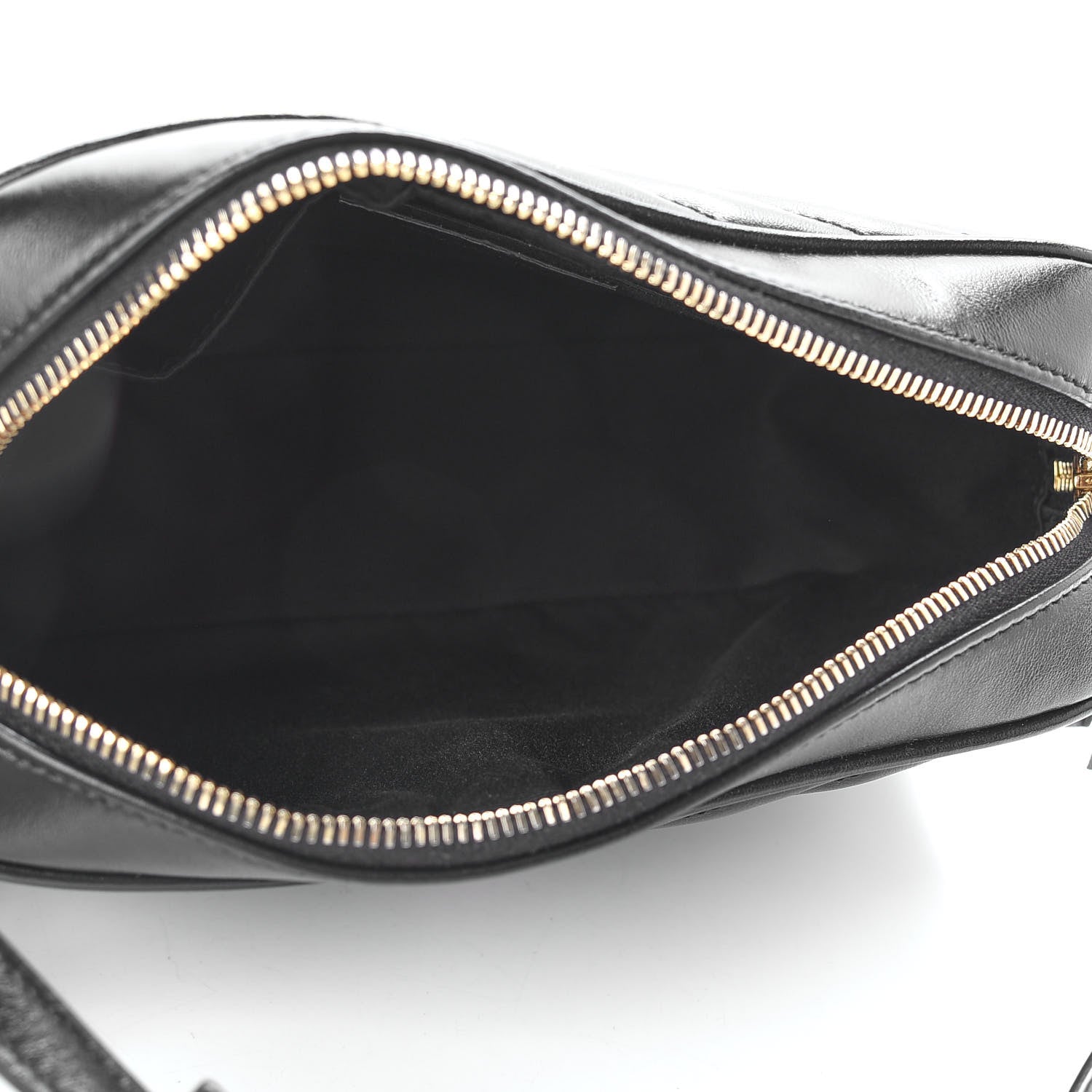 Saint Laurent Calfskin Matelasse Monogram Lou Camera Bag Black 5 of 8
