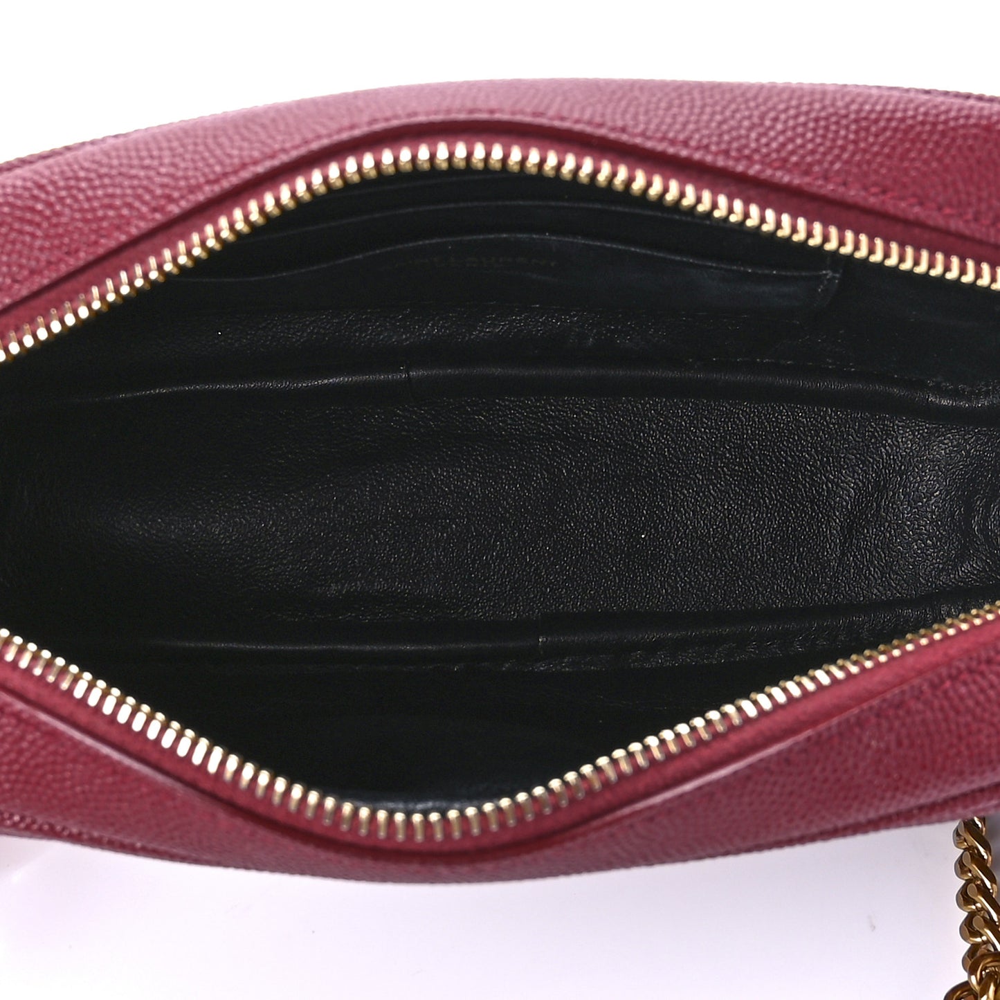 Grain De Poudre Matelasse Monogram Mini Lou Camera Bag Opyum Red