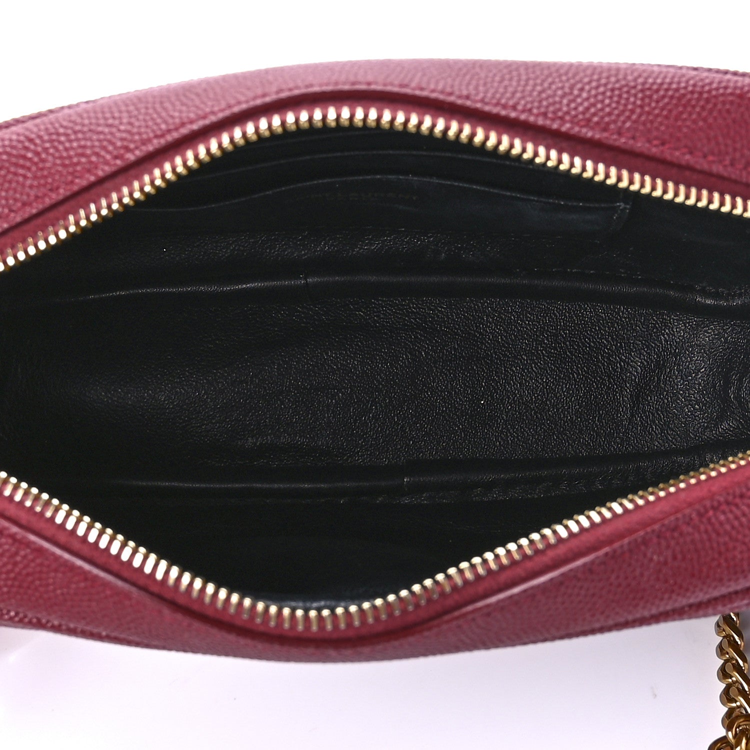 Saint Laurent Grain De Poudre Matelasse Monogram Mini Lou Camera Bag Opyum Red 5 of 11