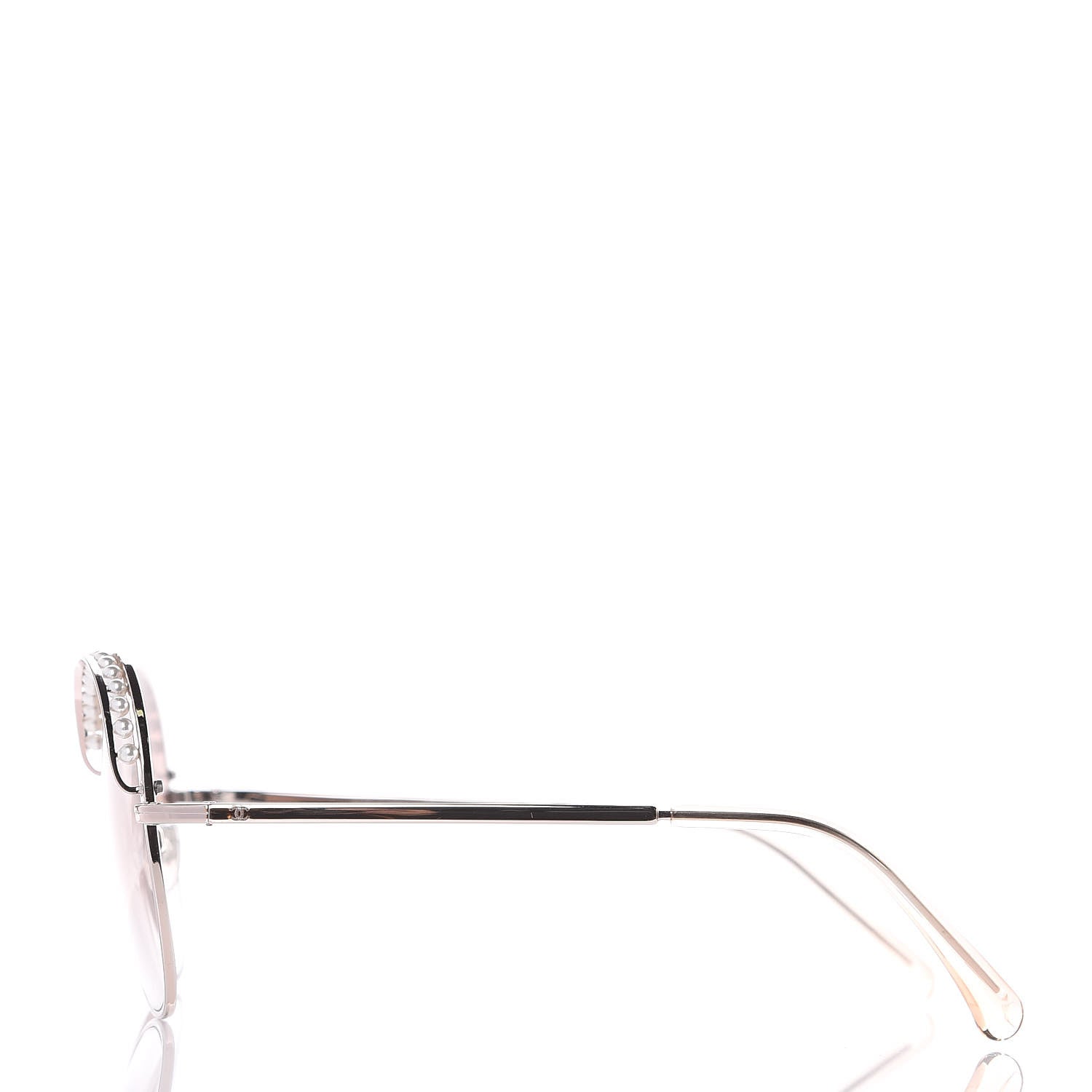 Chanel Pearl Sunglasses 4246-H Pink Gold 2 of 7