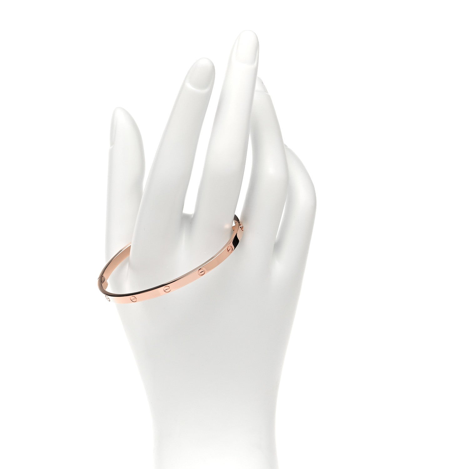Cartier 18K Pink Gold Small LOVE Bracelet 17 2 of 6