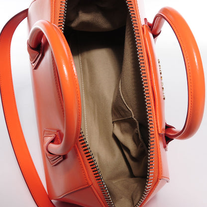 Givenchy Shiny Lord Calfskin Small Antigona Orange 5 of 7