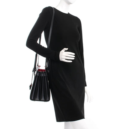Saint Laurent Calfskin Small Sac De Jour Black Fuchsia 2 of 8