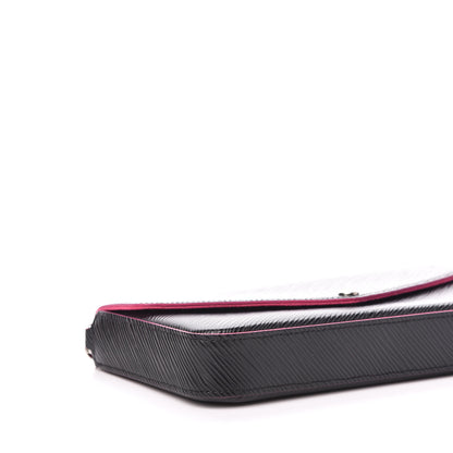 Louis Vuitton Epi Pochette Felicie Black Hot Pink 8 of 15