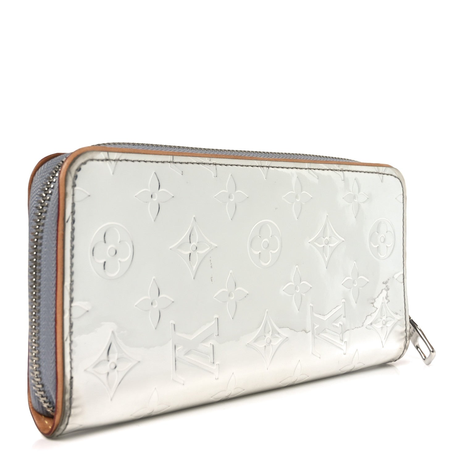 『long portefeuille』(ーmiroirー) Louis Vuitton Monogram Mirror Zippy Wallet Silver 1868420