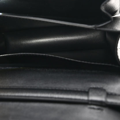 Celine Liege Calfskin Teen Classic Box Flap Bag Black 5 of 9