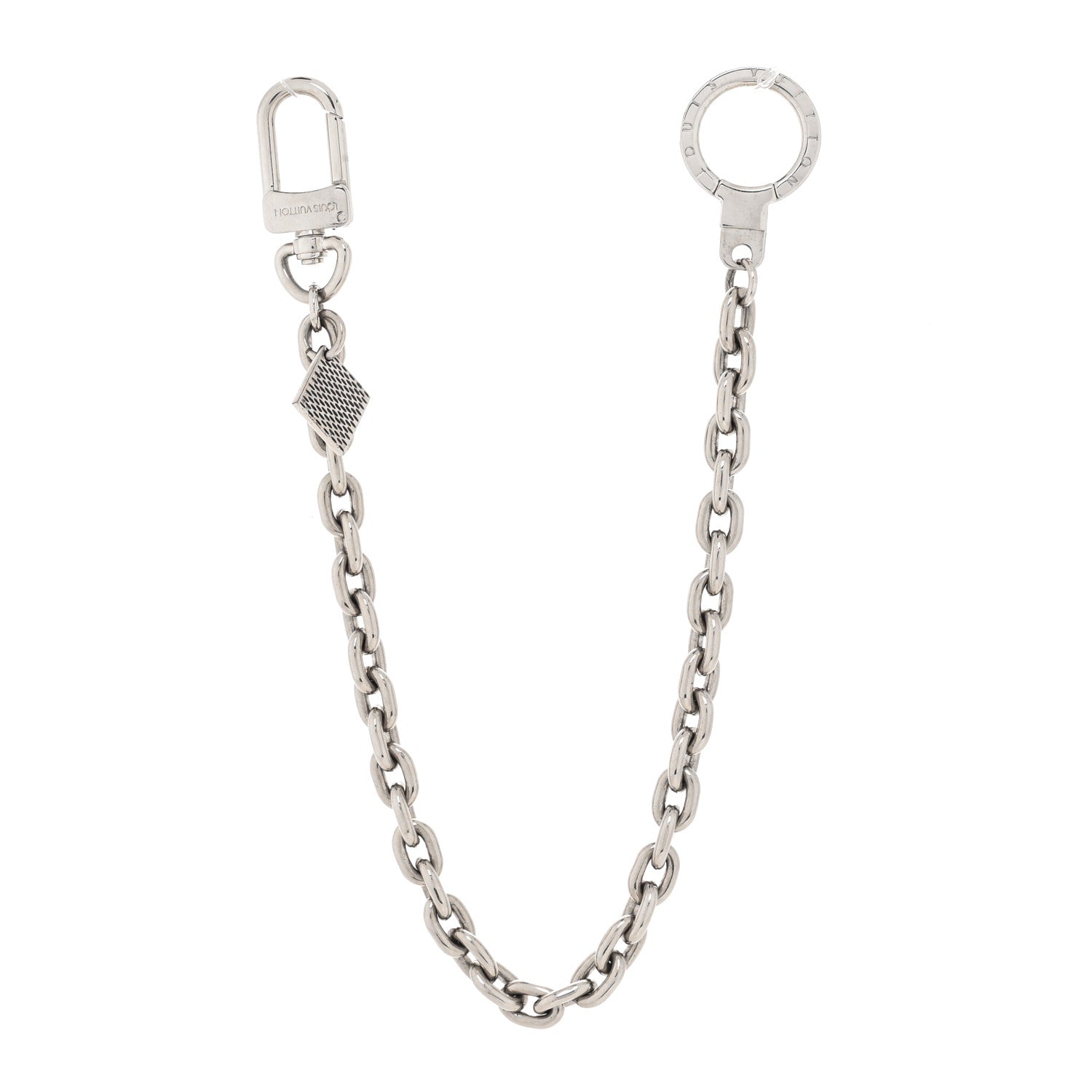 Louis Vuitton Metal Mens XL Key Chain Silver 1 of 4