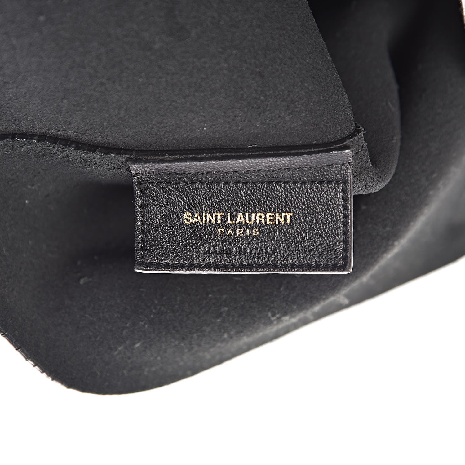 Saint Laurent Calfskin Large Shopping Tote Black 7 of 12