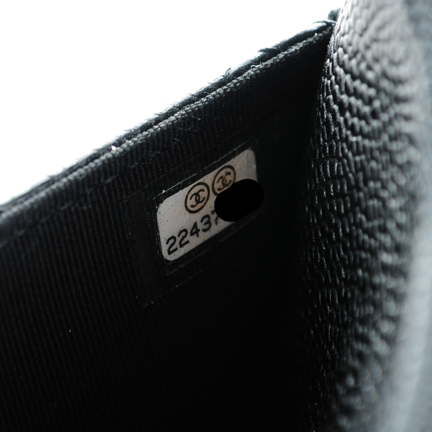 Chanel Caviar Quilted Wallet On Chain WOC Black 8 of 8