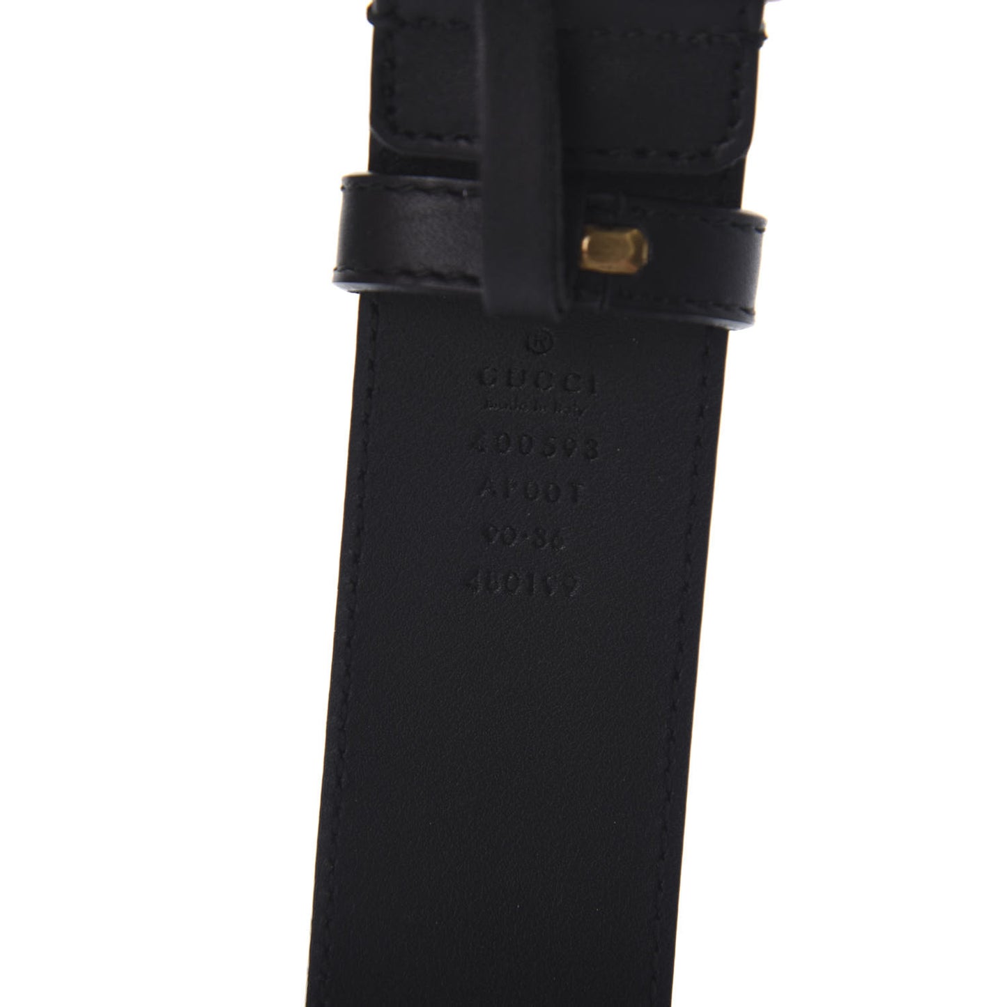 Calfskin Double G 40mm Belt 90 36 Black