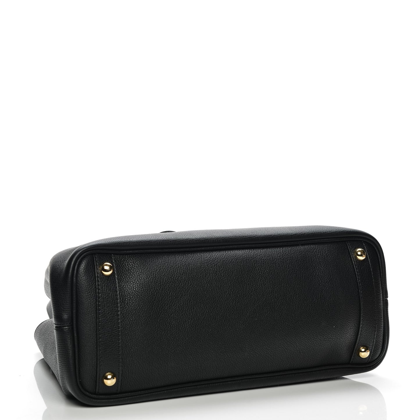 Grainy Calfskin Medium Honeybrook Tote Black