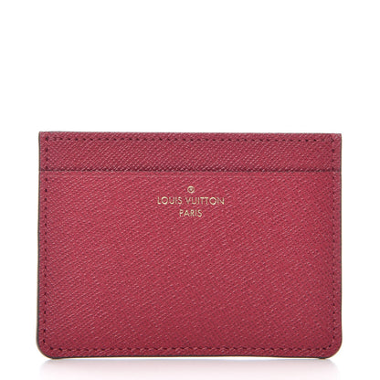 Louis Vuitton Calfskin Jeanne Wallet Insert Fuchsia 1 of 7