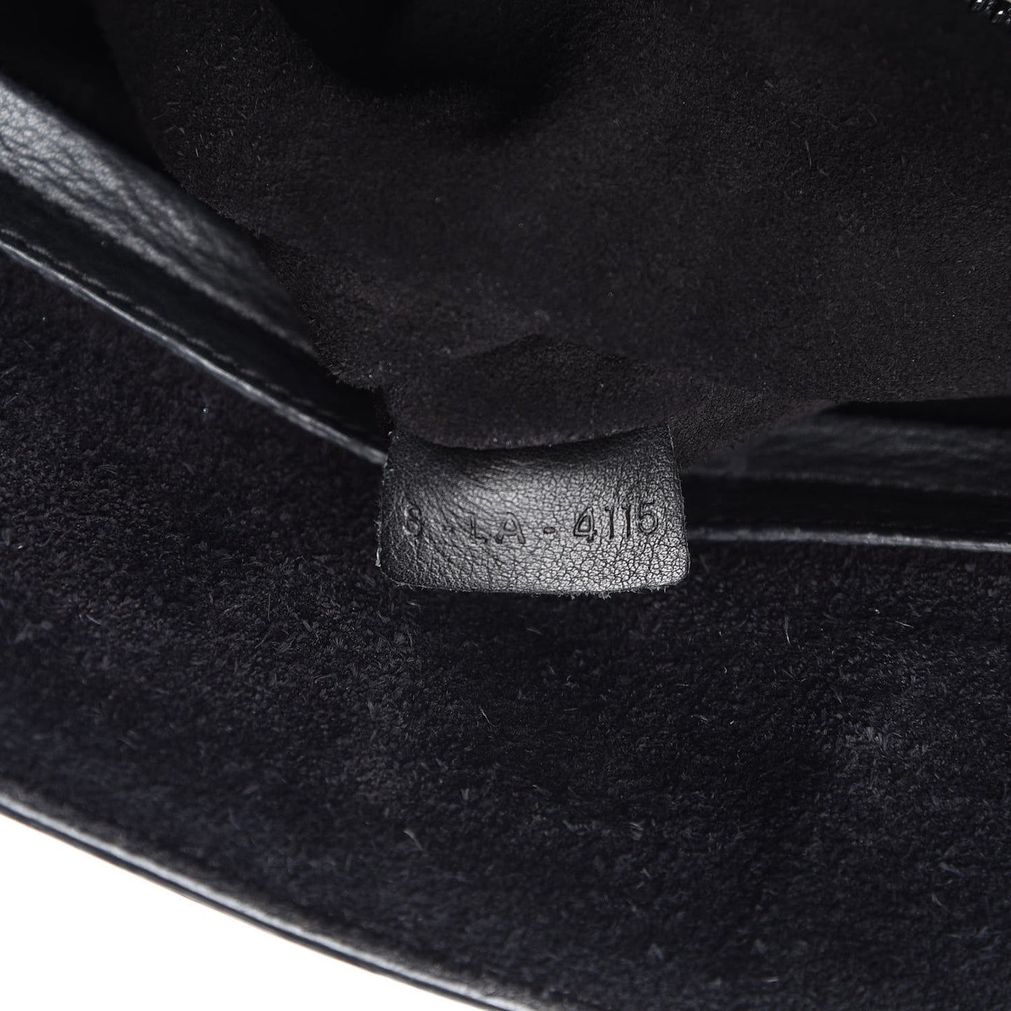 Supple Calfskin Medium Phantom Luggage Black