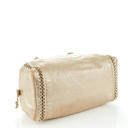 Chanel Metallic Goatskin Medium Luxe Ligne Bowler Tote Gold 4 of 8