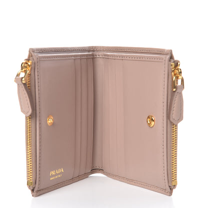Prada Vitello Move Zip Coin Case Wallet Cipria 5 of 8