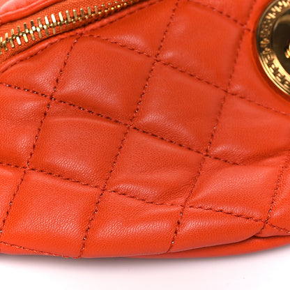 Versace Nappa Quilted Medusa Belt Bag Orange 8 of 9