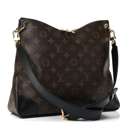 Louis Vuitton Monogram Odeon MM Black 2 of 4