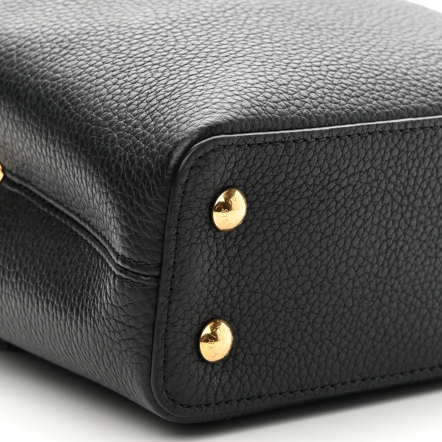 Louis Vuitton Taurillon Mini Capucines Black 8 of 9