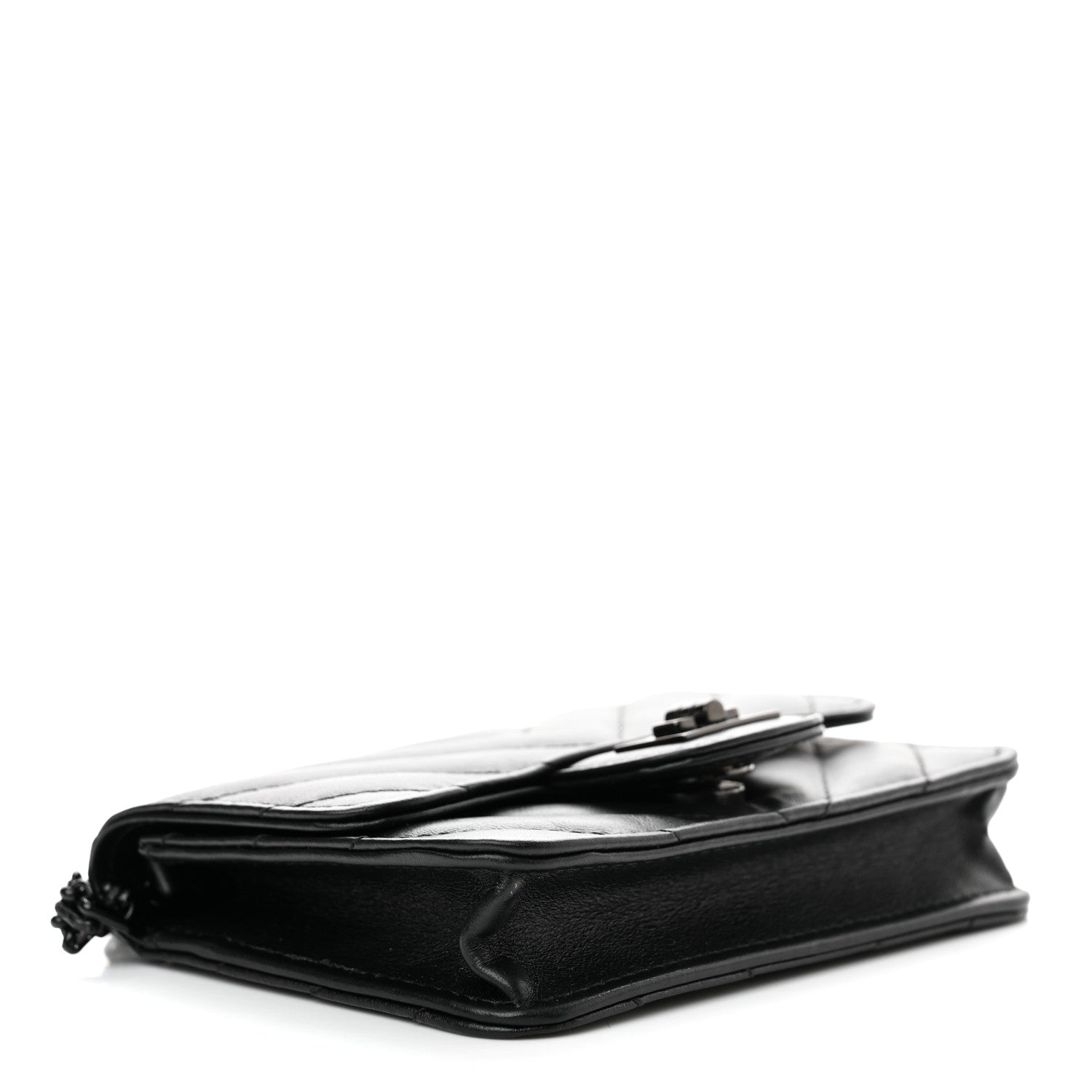 Chanel Aged Calfskin Quilted Belt Bag So Black 4 of 10